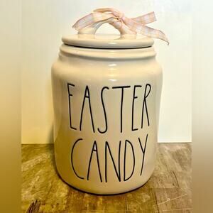 New Rae Dunn Easter Candy canister with lid